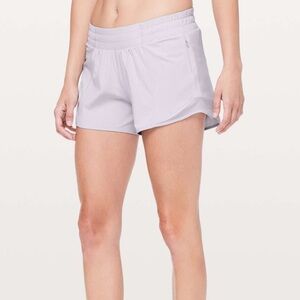 Light purple lululemon shorts